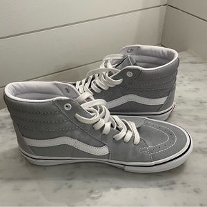 VANS Sk-8 hi ‘Frost Gray’ Pop Cush Hightop Sneakers